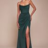 Vestido de Gasa sin Tirantes, con Escote Redondo y Corpi?o Estructurado - Imagen 5