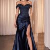Vestido con Hombros Descubiertos y Corpi?o Adornado con Encaje - Imagen 6