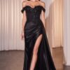 Vestido con Hombros Descubiertos y Corpi?o Adornado con Encaje - Imagen 3
